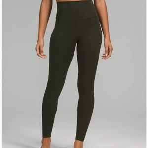 Lululemon dark green leggings